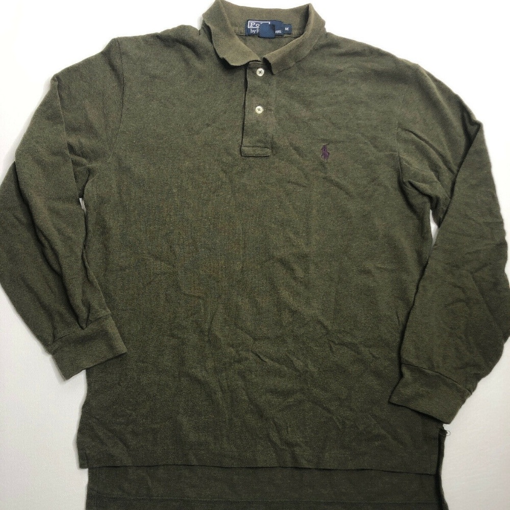 Ralph Lauren Polo Shirt Men's Medium Long Sleeve